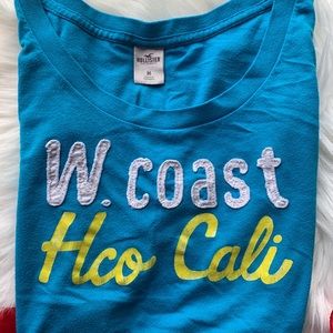 Blue Hollister shirt